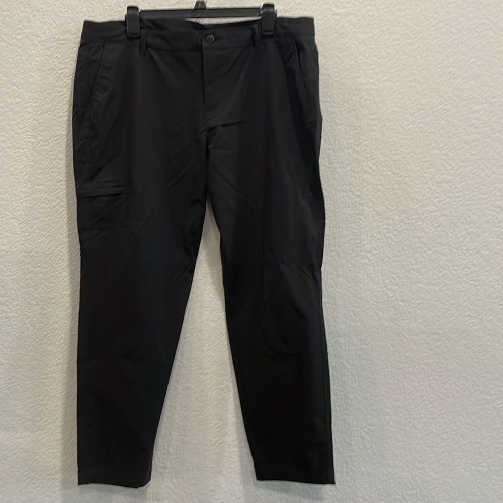 Gerry Black Cropped Straight Leg Cargo Hiking Pants Size XL - Picture 2 of 9